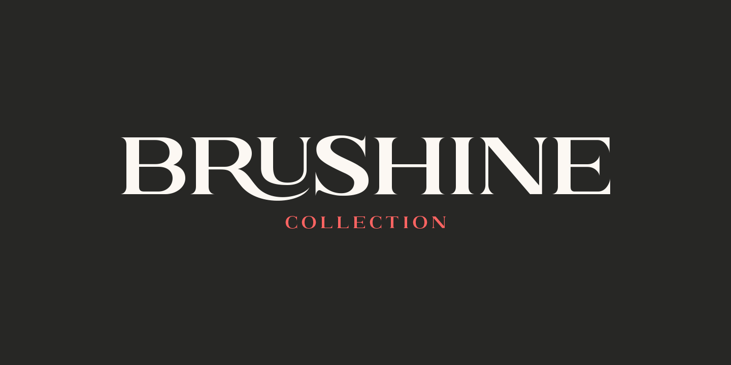 Beispiel einer Brushine Collection-Schriftart #6